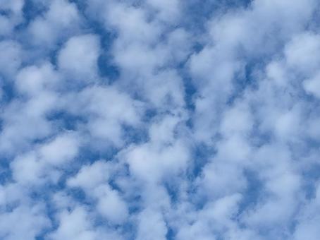 のんびりした雲の写真