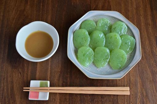 さしみこんにゃく さしみこんにゃく 刺身蒟蒻,和食,料理の写真素材