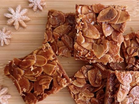 フロランタン フロランタン,キャラメルアーモンド,スライスアーモンドの写真素材