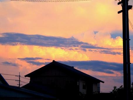 夕焼け 夕焼けの写真