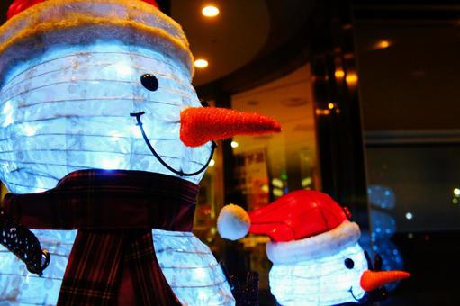 福岡タワー入口周辺のクリスマス飾り2 風景,日本,九州の写真素材