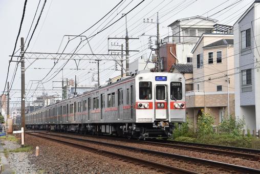 京成3600形ファイヤーオレンジ運転初日 京成3600形ファイヤーオレンジ運転初日の写真