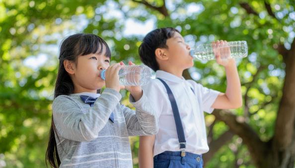 水を飲む穏やかな時間 水を飲む穏やかな時間の写真