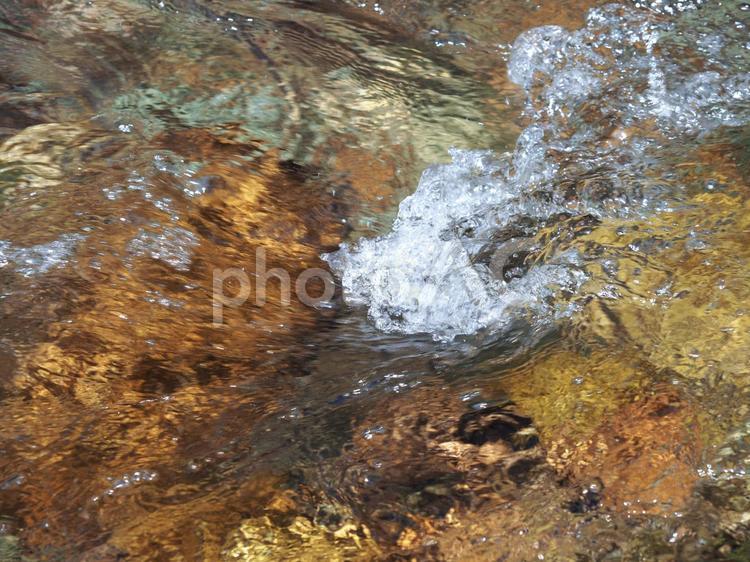 清流　水イメージ 水面,水,渓流の写真素材