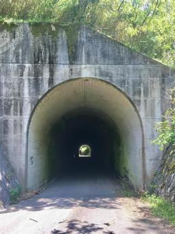 山間部のトンネル 山間部,トンネル,山道の写真素材