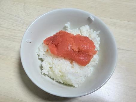 辛子明太子ご飯 辛子明太子ご飯の写真