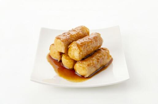 豆腐の肉巻き 豆腐の肉巻き,肉巻き,豆腐の写真素材