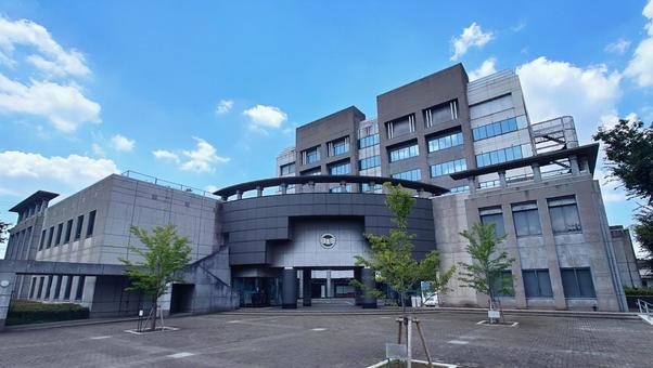 三芳町役場 庁舎 埼玉県入間郡三芳町 三芳町役場 庁舎 埼玉県入間郡三芳町 三芳町役場,本庁舎,施設の写真素材