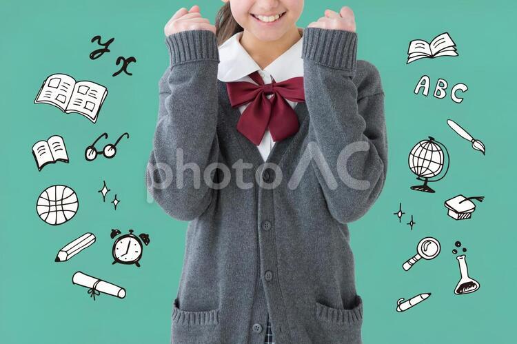 【切抜PSD】充実した学校生活 勉強,学校,学生の写真素材