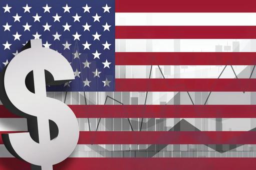 アメリカ経済ドルのイメージ アメリカ経済ドルのイメージ アメリカ,経済,ドルの写真素材