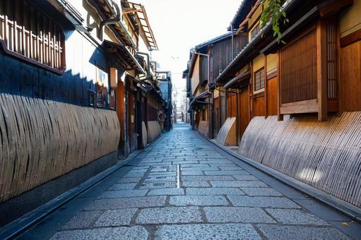 京都 祇園白川の町家 京都 祇園白川の町家 京都,祇園,白川の写真素材
