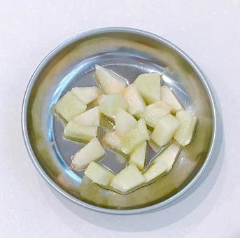 Cut melon, JPG