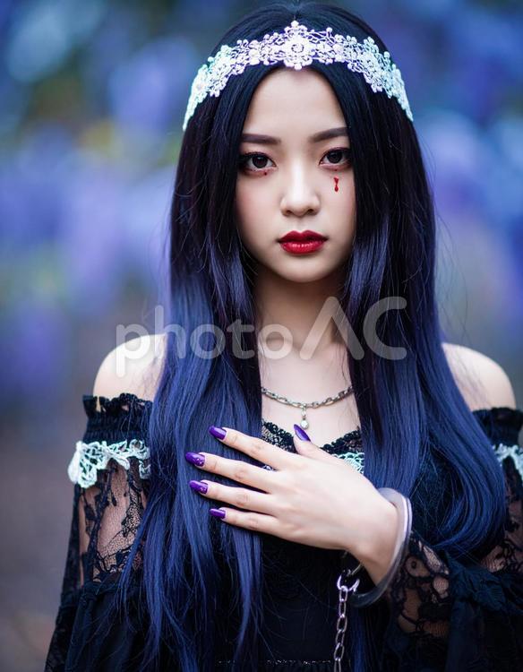 地雷系女子・本命推しの青子さん 地雷系,推し活,女子の写真素材