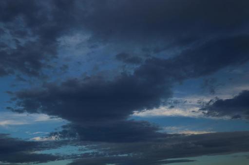 夕空 夕空の写真
