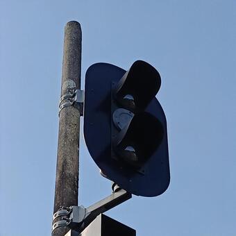 鉄道　信号機 鉄道,信号機,信号の写真素材