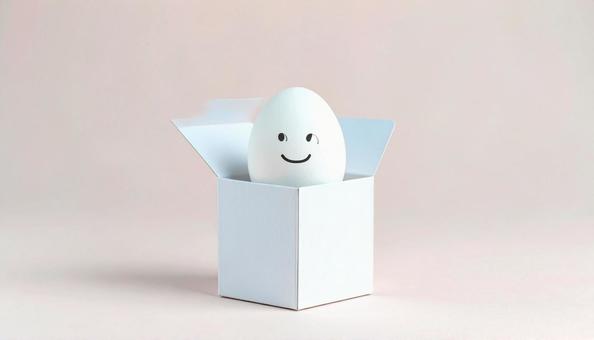 卵のキャラクター 卵のキャラクターの写真