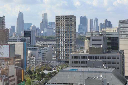 新宿 新宿 新宿,ビル,ビル群の写真素材