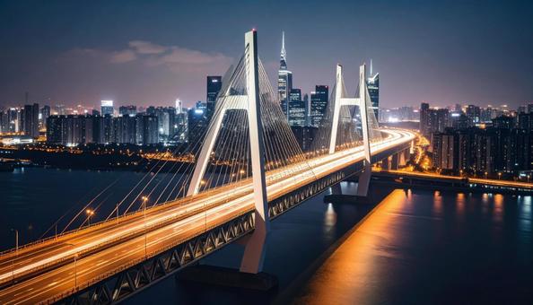 夜の橋 夜の橋の写真