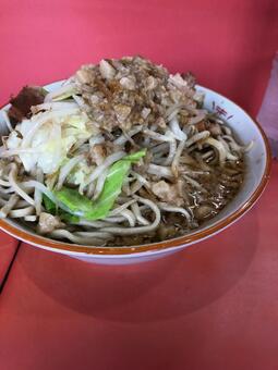 二郎系ラーメン 二郎系ラーメン,二郎系インスパイア,二郎系の写真素材