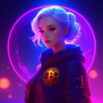 Bitcoinと女性 Bitcoinと女性の写真