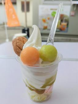 Melon ball parfait, JPG Melon ball parfait, JPG