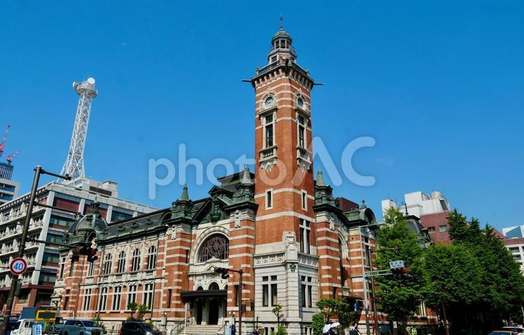 横浜市開港記念会館 横浜市開港記念会館,時計塔,ジャックの塔の写真素材