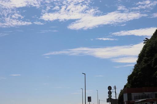 青空と雲 青空と雲の写真