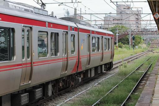 しなの鉄道 しなの鉄道 しなの鉄道,しなの色,小諸駅の写真素材
