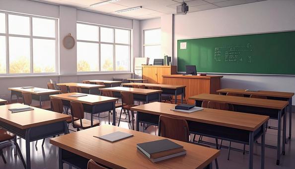 教室の黒板 教室の黒板の写真