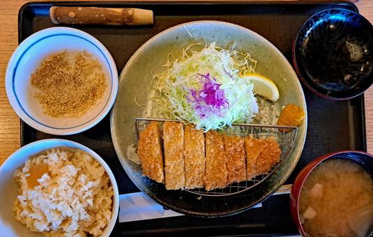 トンカツ 豚カツ,ランチ,食事の写真素材