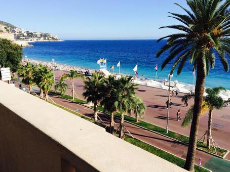 コートダジュール ニース,コートダジュール,フランスの写真素材