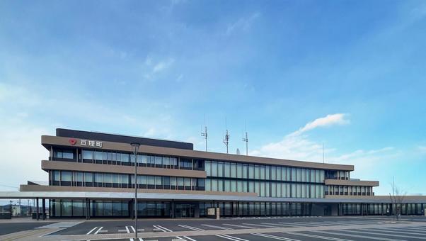 Photo, miyagi prefecture, watari-machi, town hall, 