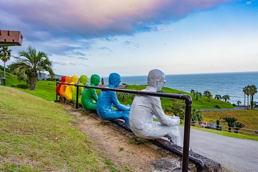 宮崎県　サンメッセ日南 サンメッセ日南,宮崎,日南の写真素材