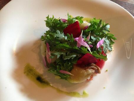 前菜タルタル レストラン,ホテルレストラン,フレンチの写真素材