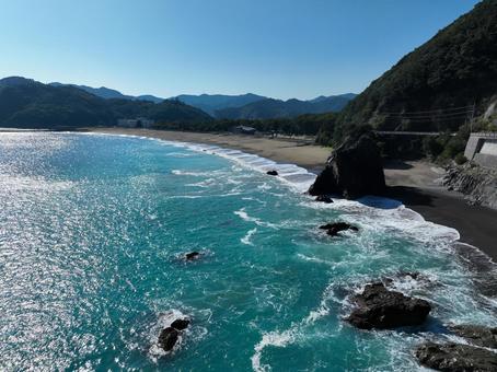 徳島県美波町　大浜海岸 大浜海岸,海岸,海の写真素材