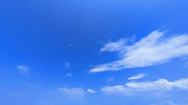 青のキャンバス-72 素材,壁紙,ブルースカイの写真素材