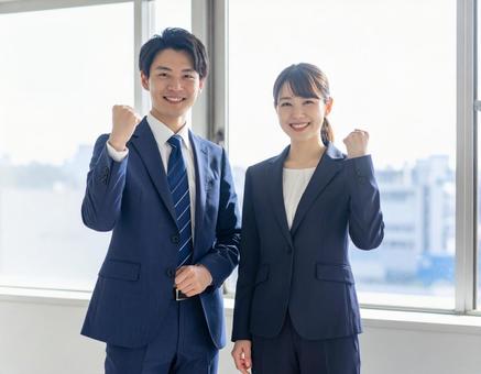 ビジネス男女 ビジネス男女の写真