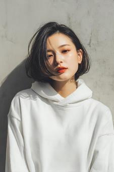 ボブヘアモデル ポートレート ヘアサロン ボブヘアモデル ポートレート ヘアサロンの写真