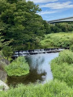 自然の川 川,清流,自然の写真素材