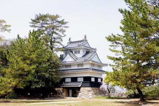豊橋吉田城鉄櫓 豊橋吉田城鉄櫓 吉田城,鉄櫓,お城の写真素材