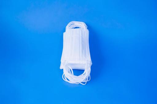 Simple mask on blue background, JPG Simple mask on blue background, JPG
