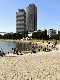 2025年春 昼間の東京お台場の風景 2025年春 昼間の東京お台場の風景 都心,さわやか,りんかい線の写真素材