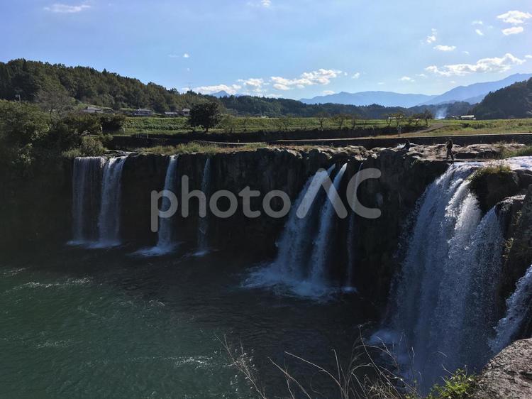 原尻の滝 原尻の滝,豊後大野市,滝の写真素材