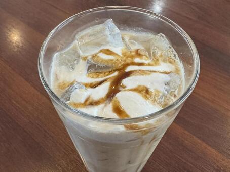 黒糖ラテ 黒糖ラテ,ラテ,アイスの写真素材