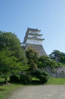 明石城公園 明石城公園 明石城公園,城,天守の写真素材