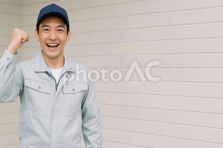 何でも屋さん_文字なし 便利屋,サービス,作業の写真素材