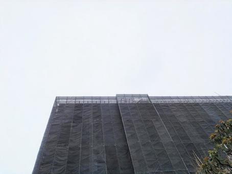 建設中 建設中 建築中,建設中,ビルの写真素材
