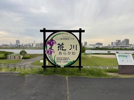 堀切水辺公園 堀切水辺公園 堀切,葛飾区,綾瀬川の写真素材
