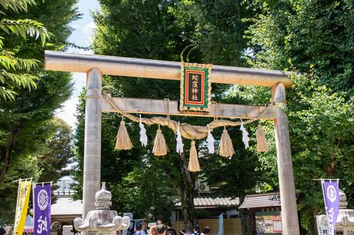 蛇窪神社の鳥居 蛇窪神社の鳥居の写真