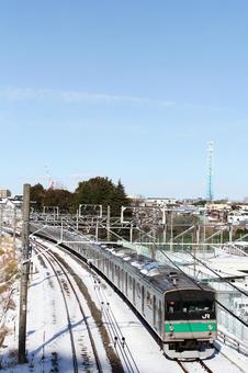 Photo, 205 lines, saikyo line, jr east japan, 